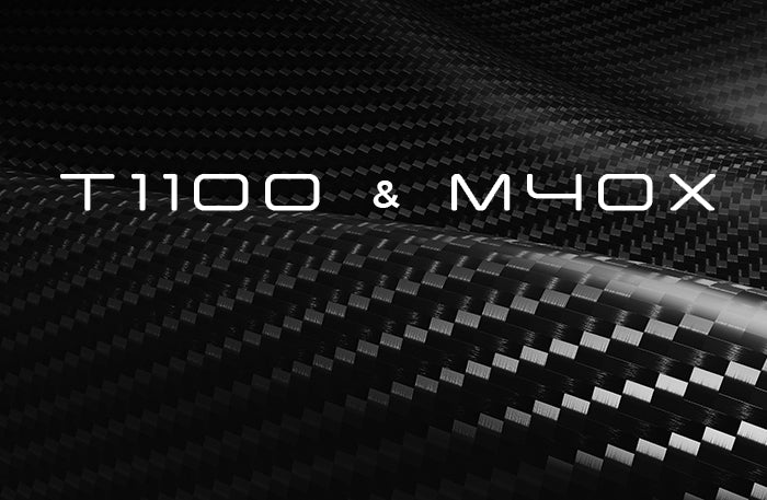 東レ T1100G + M40X カーボン